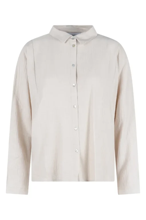 Knit-Ted Modern Classics|Blouses^Dames blouse lange mouw ecru