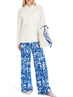 Marc Cain Modern Classics|Blouses^Dames blouse lange mouw ecru