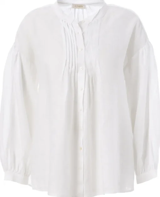 JcSophie Blouses^Dames blouse lange mouw ecru