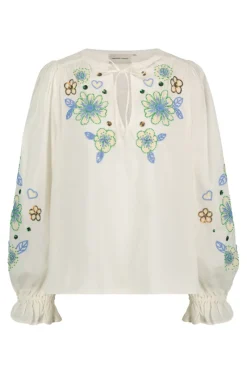Fabienne Chapot Outlet^Dames blouse lange mouw ecru