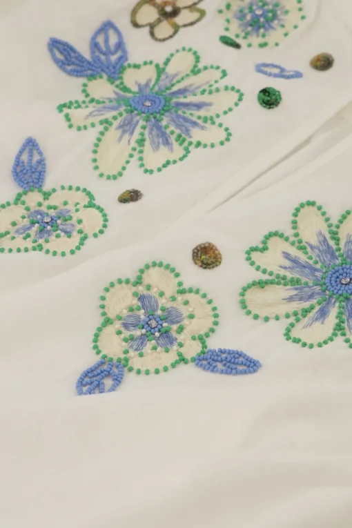Fabienne Chapot Outlet^Dames blouse lange mouw ecru