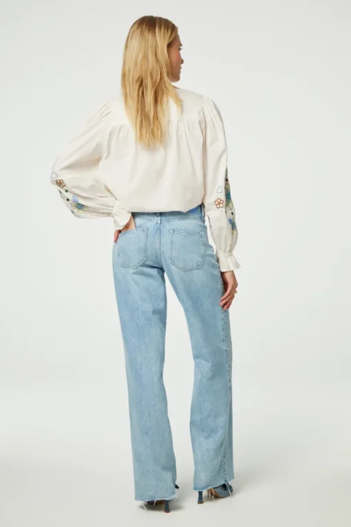Fabienne Chapot Outlet^Dames blouse lange mouw ecru