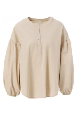 JcSophie Blouses^Dames blouse lange mouw ecru