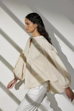 JcSophie Blouses^Dames blouse lange mouw ecru