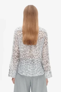 Baum und Pferdgarten Jeans & Casuals|Blouses^Dames blouse lange mouw grijs
