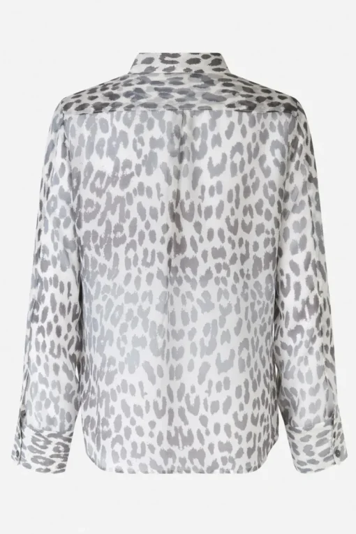 Baum und Pferdgarten Jeans & Casuals|Blouses^Dames blouse lange mouw grijs