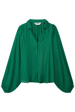 POM Amsterdam Jeans & Casuals|Blouses^Dames blouse lange mouw groen