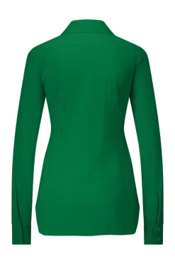 Studio Anneloes Jeans & Casuals|Blouses^Dames blouse lange mouw groen