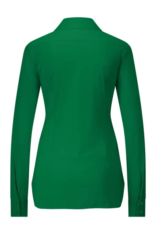Studio Anneloes Jeans & Casuals|Blouses^Dames blouse lange mouw groen