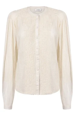 Aaiko Jeans & Casuals|Blouses^Dames blouse lange mouw goud