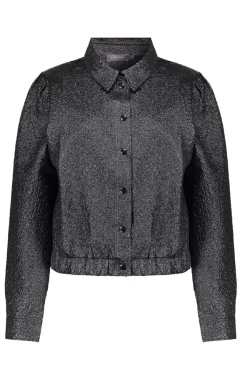 Geisha Jeans & Casuals|Blouses^Dames blouse lange mouw grijs