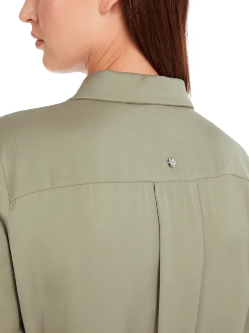 Marc Cain Modern Classics|Blouses^Dames blouse lange mouw groen