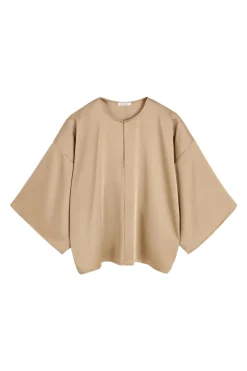 By Malene Birger Designer|Blouses^Dames blouse lange mouw goud