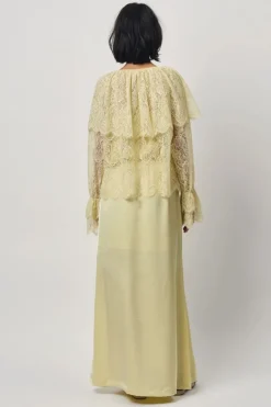 Dante 6 Designer|Blouses^Dames blouse lange mouw geel