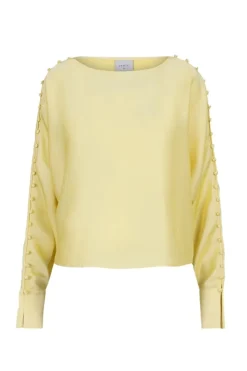 Dante 6 Designer|Blouses^Dames blouse lange mouw geel