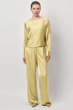 Dante 6 Designer|Blouses^Dames blouse lange mouw geel