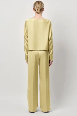 Dante 6 Designer|Blouses^Dames blouse lange mouw geel
