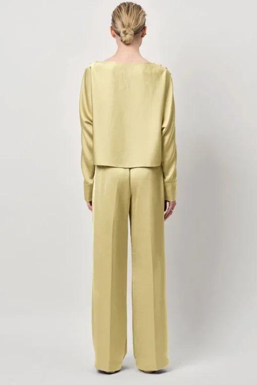 Dante 6 Designer|Blouses^Dames blouse lange mouw geel