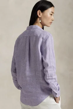 Polo Ralph Lauren Modern Classics|Blouses^Dames blouse lange mouw paars