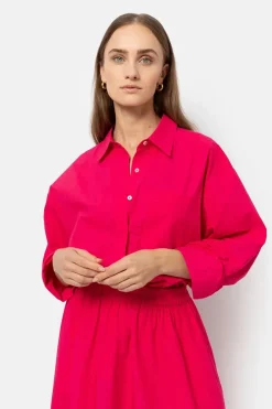 ame Outlet^Ds blouse lange mouw paars