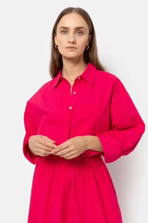 ame Outlet^Ds blouse lange mouw paars