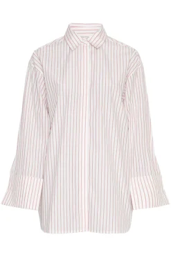 Msch Jeans & Casuals|Blouses^Dames blouse lange mouw rood