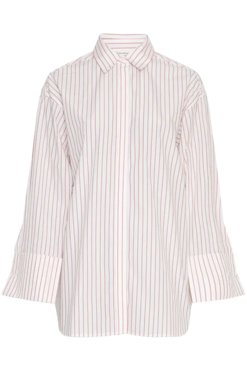 Msch Jeans & Casuals|Blouses^Dames blouse lange mouw rood