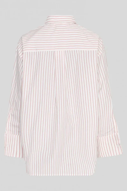 Msch Jeans & Casuals|Blouses^Dames blouse lange mouw rood