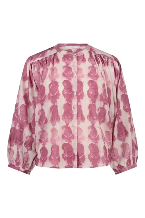 By Bar Jeans & Casuals|Blouses^Dames blouse lange mouw rose