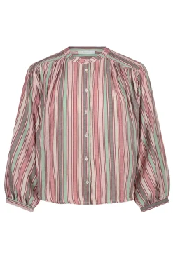 By Bar Jeans & Casuals|Blouses^Dames blouse lange mouw rose