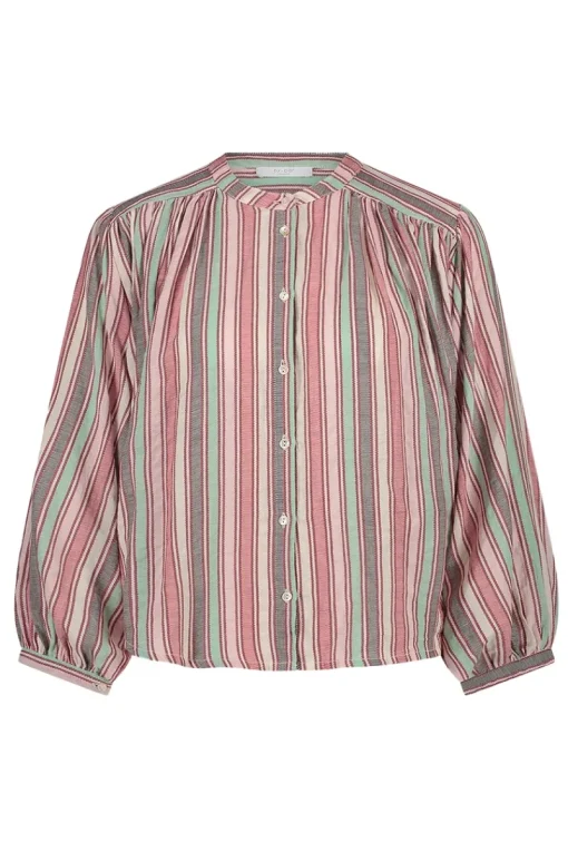 By Bar Jeans & Casuals|Blouses^Dames blouse lange mouw rose