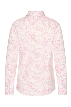 HV Society Modern Classics|Blouses^Dames blouse lange mouw rose