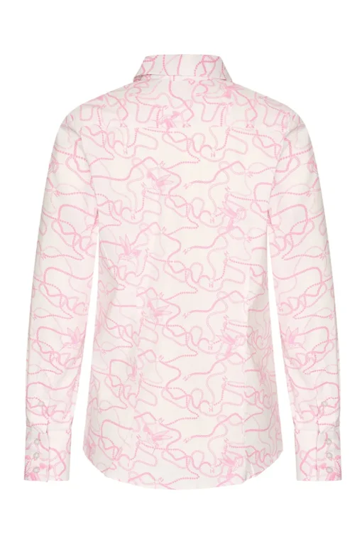 HV Society Modern Classics|Blouses^Dames blouse lange mouw rose