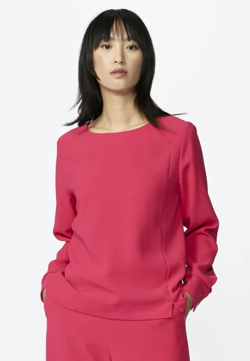 Xandres Outlet^Dames blouse lange mouw rose