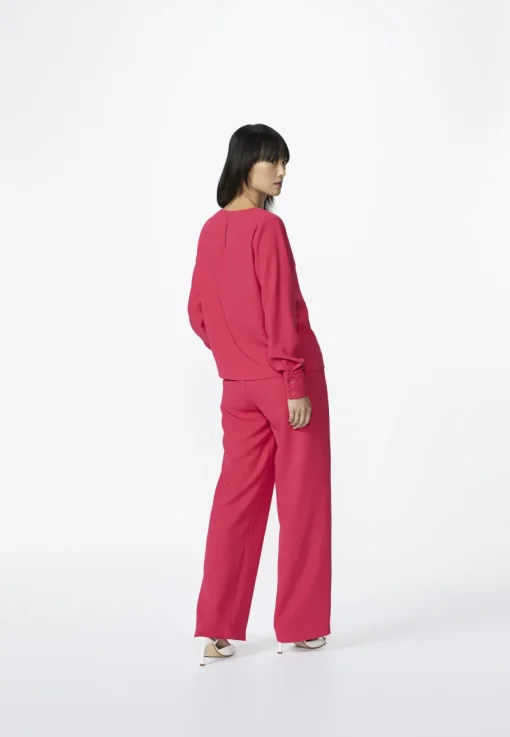 Xandres Outlet^Dames blouse lange mouw rose