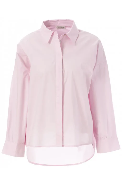 JcSophie Blouses^Dames blouse lange mouw rose