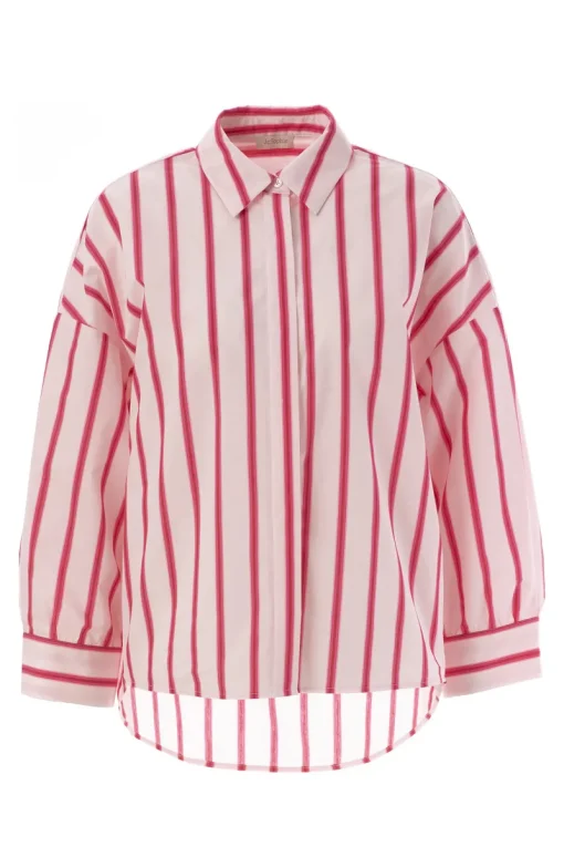 JcSophie Blouses^Dames blouse lange mouw rose