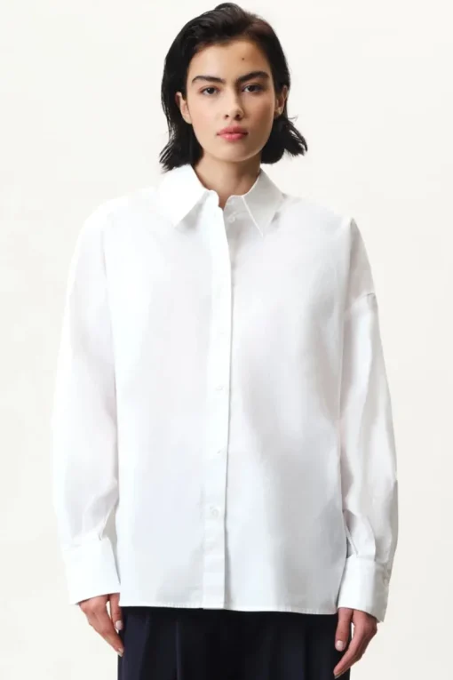 Drykorn Designer|Blouses^Dames blouse lange mouw wit
