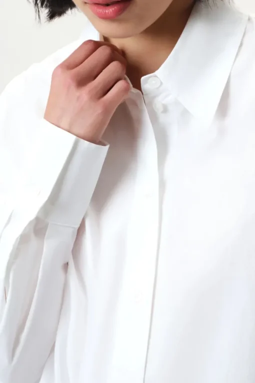 Drykorn Designer|Blouses^Dames blouse lange mouw wit