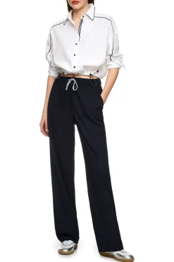 Marc Cain Modern Classics|Blouses^Dames blouse lange mouw wit