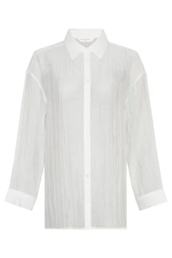 Msch Jeans & Casuals|Blouses^Dames blouse lange mouw wit