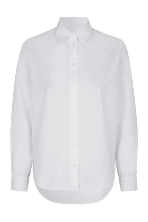 Samsøe Samsøe Jeans & Casuals|Blouses^Dames blouse lange mouw wit