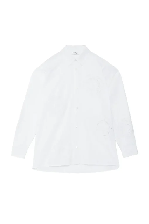 Otto d&qout;Ame Modern Classics|Blouses^Dames blouse lange mouw wit