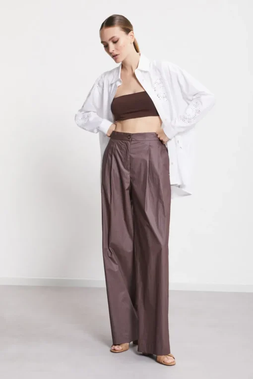 Otto d&qout;Ame Modern Classics|Blouses^Dames blouse lange mouw wit