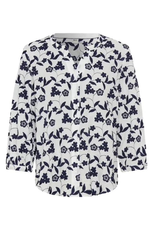 Brax Modern Classics|Blouses^Dames blouse lange mouw wit