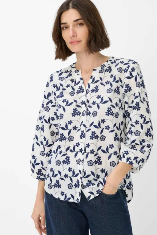 Brax Modern Classics|Blouses^Dames blouse lange mouw wit