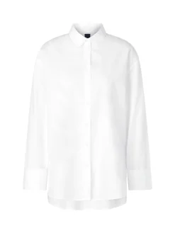 Marc Cain Modern Classics|Blouses^Dames blouse lange mouw wit