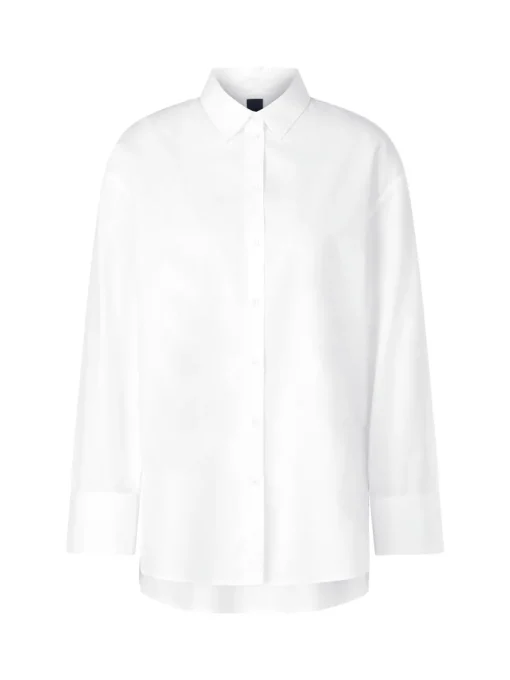 Marc Cain Modern Classics|Blouses^Dames blouse lange mouw wit