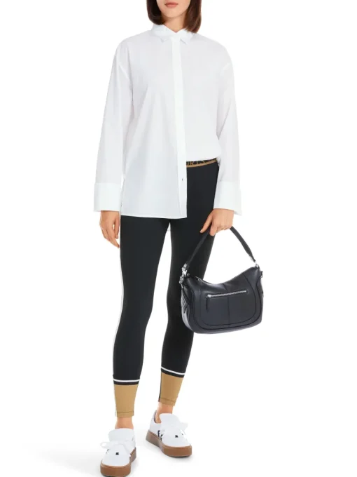 Marc Cain Modern Classics|Blouses^Dames blouse lange mouw wit