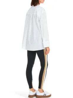 Marc Cain Modern Classics|Blouses^Dames blouse lange mouw wit